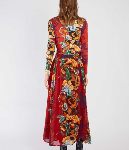 Camiseta Derhy HAMILTON Estampado tonos teja - Imagen 2