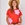 Camiseta Derhy Lorraine roja flor - Imagen 1