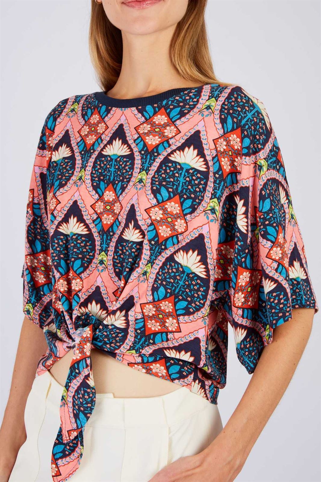 Camiseta Derhy ZENOBIE  PUNTO ALGODÓN - Imagen 4