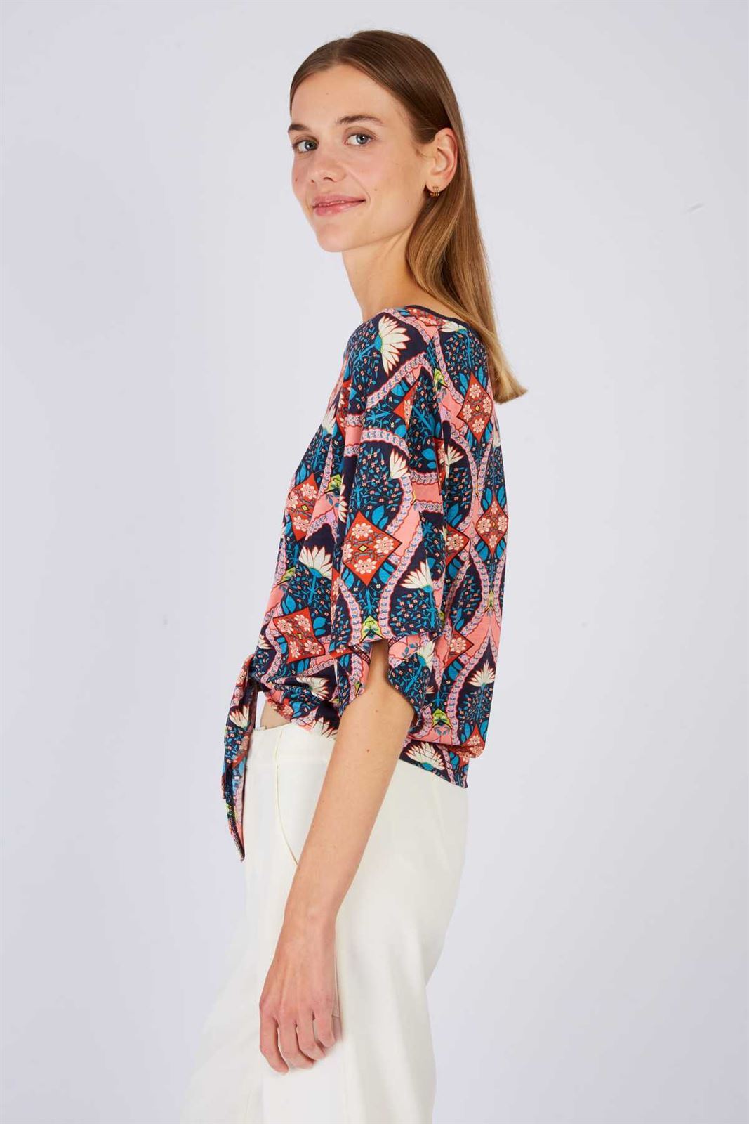 Camiseta Derhy ZENOBIE  PUNTO ALGODÓN - Imagen 5