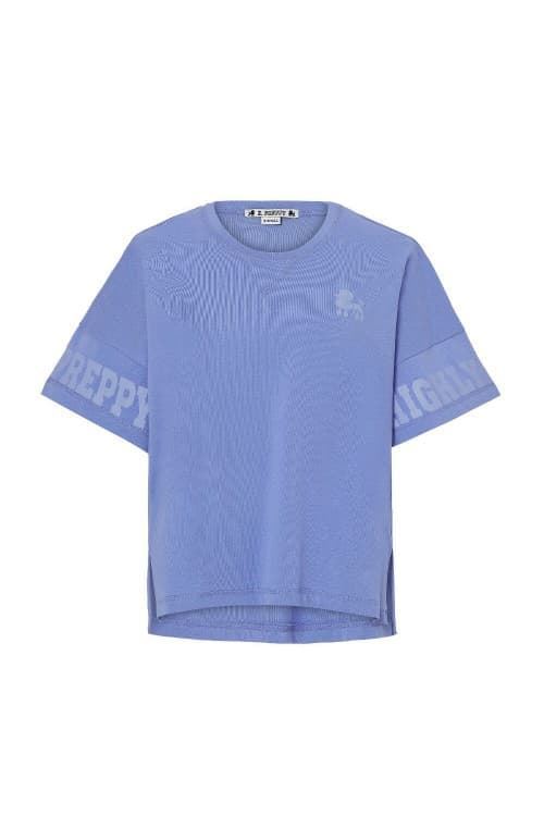 Camiseta Highly Preppy oversize azul. - Imagen 4