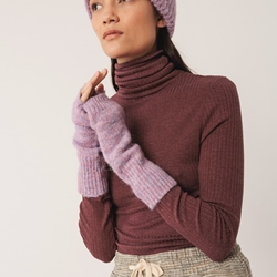 Camiseta Indi & Cold  ajustada canale ES398 berenjena - Imagen 1