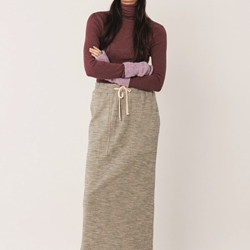 Camiseta Indi & Cold  ajustada canale ES398 berenjena - Imagen 2