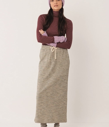 Camiseta Indi & Cold  ajustada canale ES398 berenjena - Imagen 2