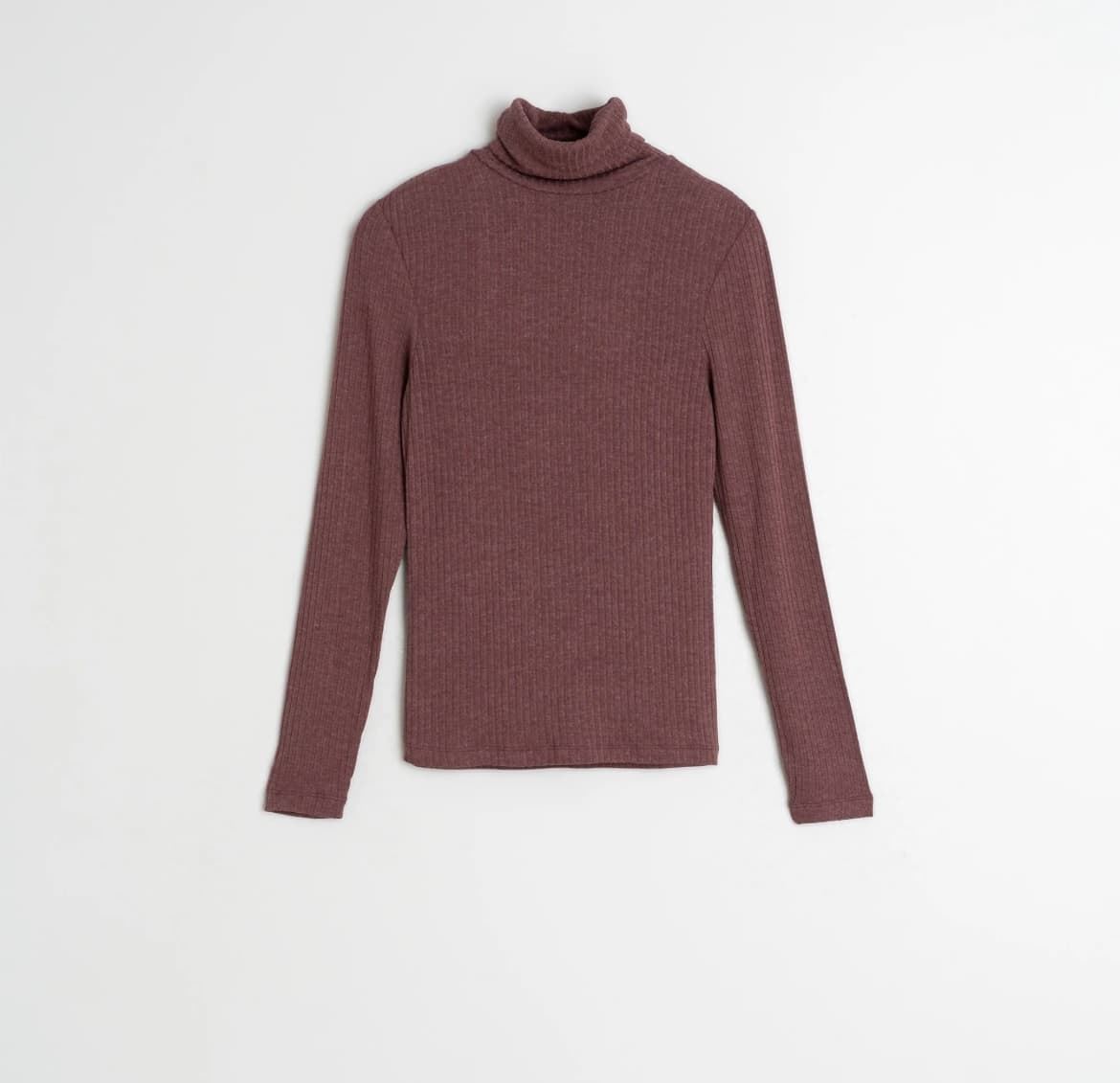 Camiseta Indi & Cold  ajustada canale ES398 berenjena - Imagen 4