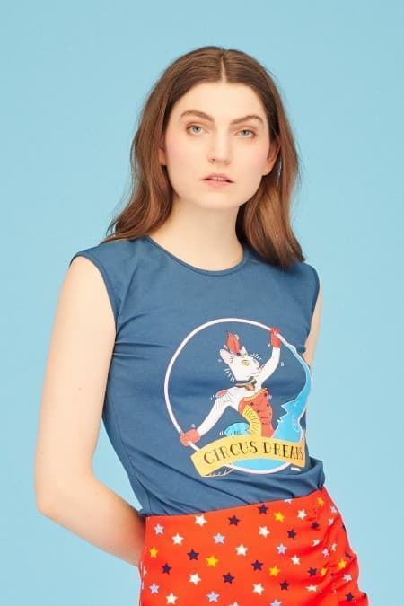 Camiseta minueto sin mangas circus - Imagen 1