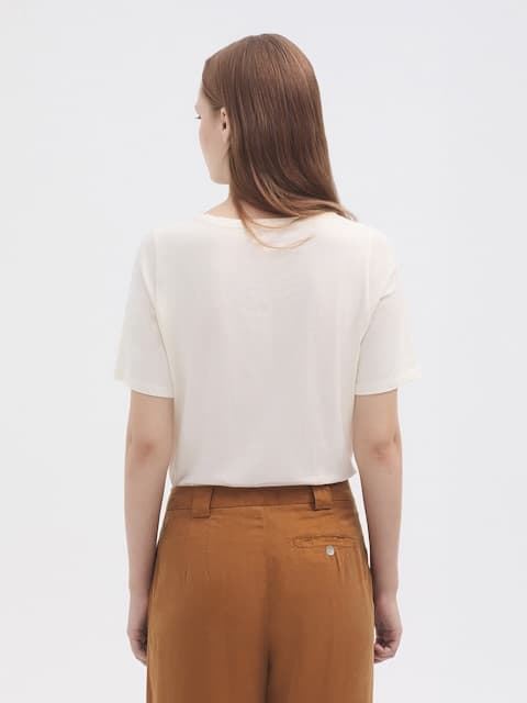 Camiseta Nice Things collage arbol crudo - Imagen 3