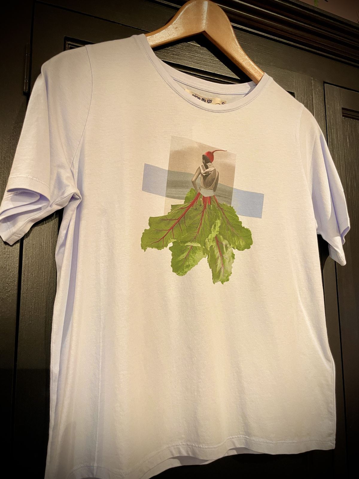 Camiseta Nice Things collage azaleas azul - Imagen 5
