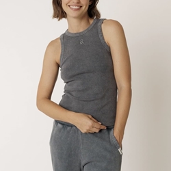 Camiseta Top Indi & Cold  NM410  tirantes ANAGRAMA camaleónica gris carbón - Imagen 1