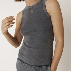 Camiseta Top Indi & Cold  NM410  tirantes ANAGRAMA camaleónica gris carbón - Imagen 2