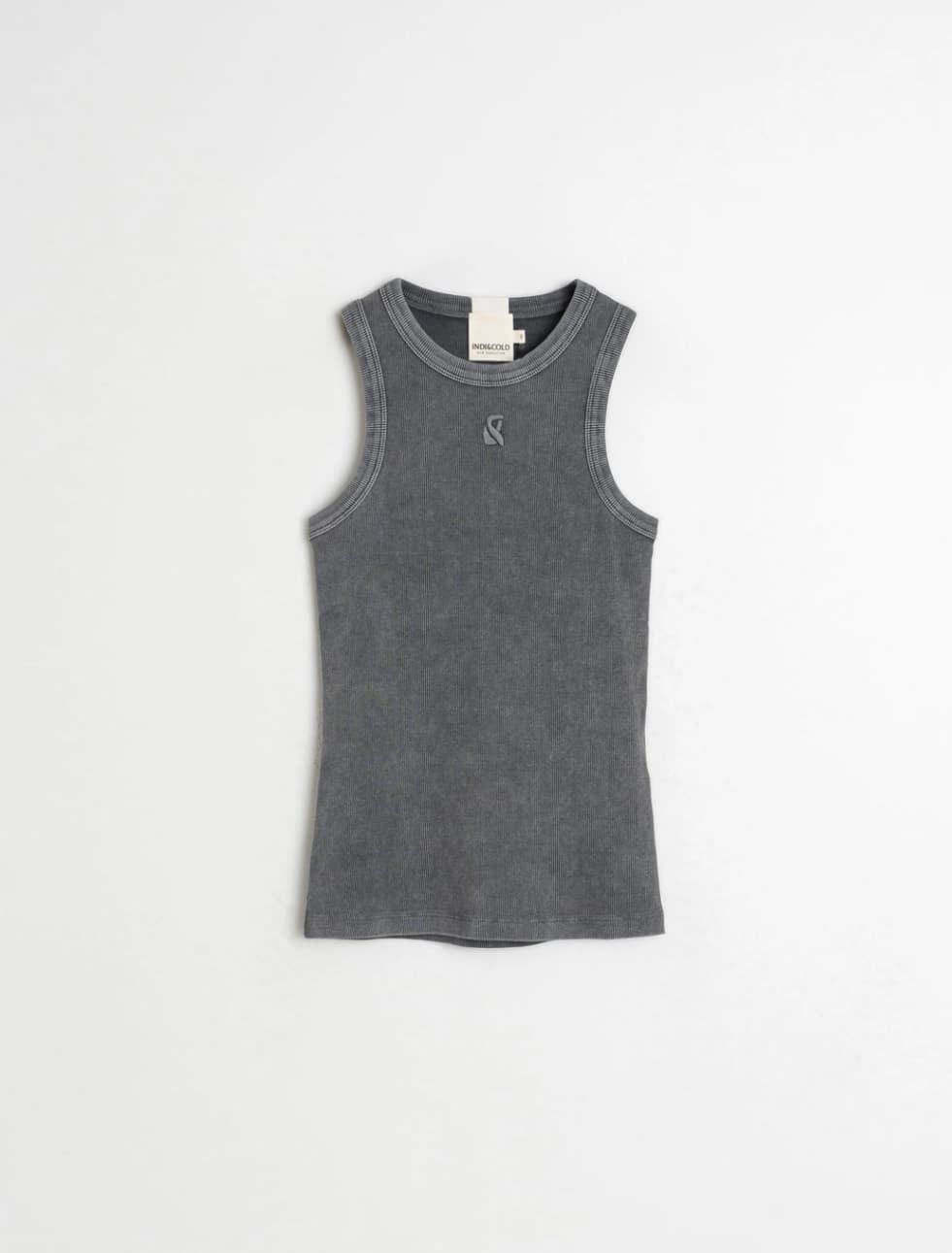 Camiseta Top Indi & Cold  NM410  tirantes ANAGRAMA camaleónica gris carbón - Imagen 6