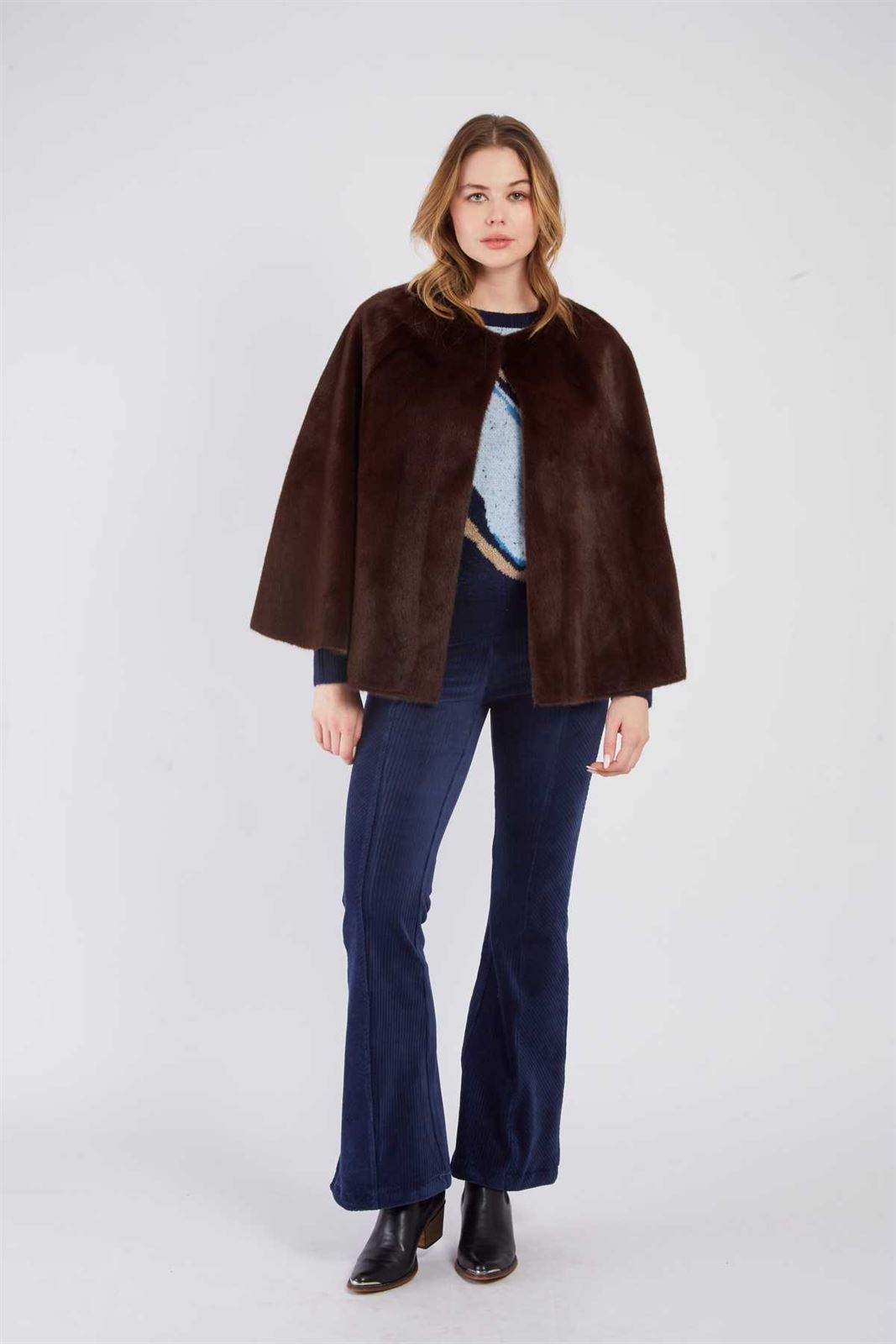 Capa Derhy REGINE VESTE Marrón chocolate - Imagen 1