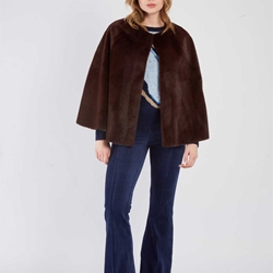 Capa Derhy REGINE VESTE Marrón chocolate - Imagen 1