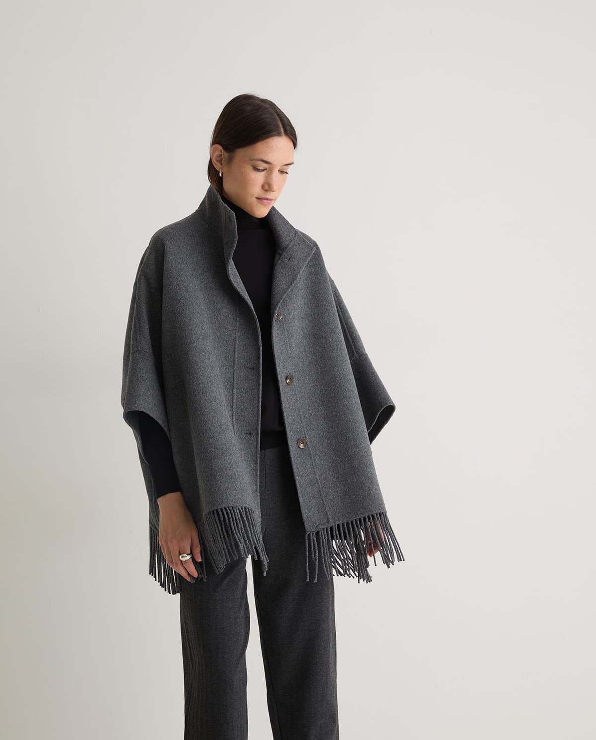 CAPA Yerse HANDMADE MEZCLA LANA FLECOS GRIS REF. 43609 - Imagen 2