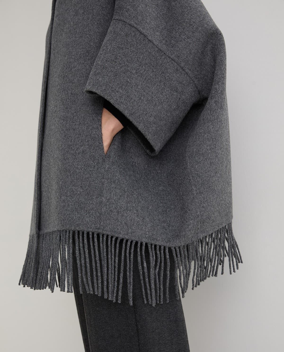 CAPA Yerse HANDMADE MEZCLA LANA FLECOS GRIS REF. 43609 - Imagen 4