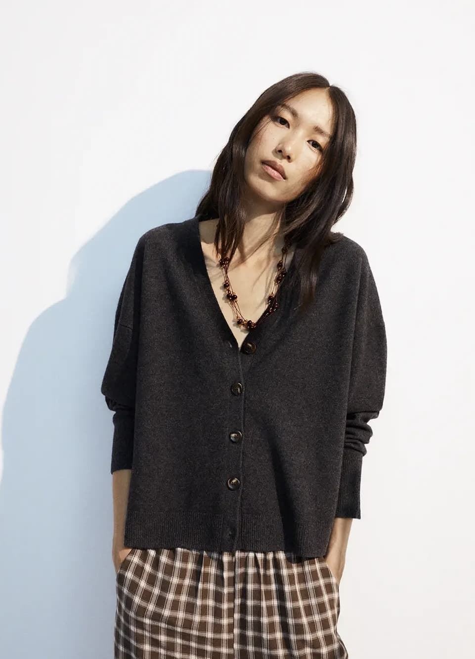 CARDIGAN ese O ese Ref.: 305193-1090 // CARDI.COCOON gris antracita - Imagen 4
