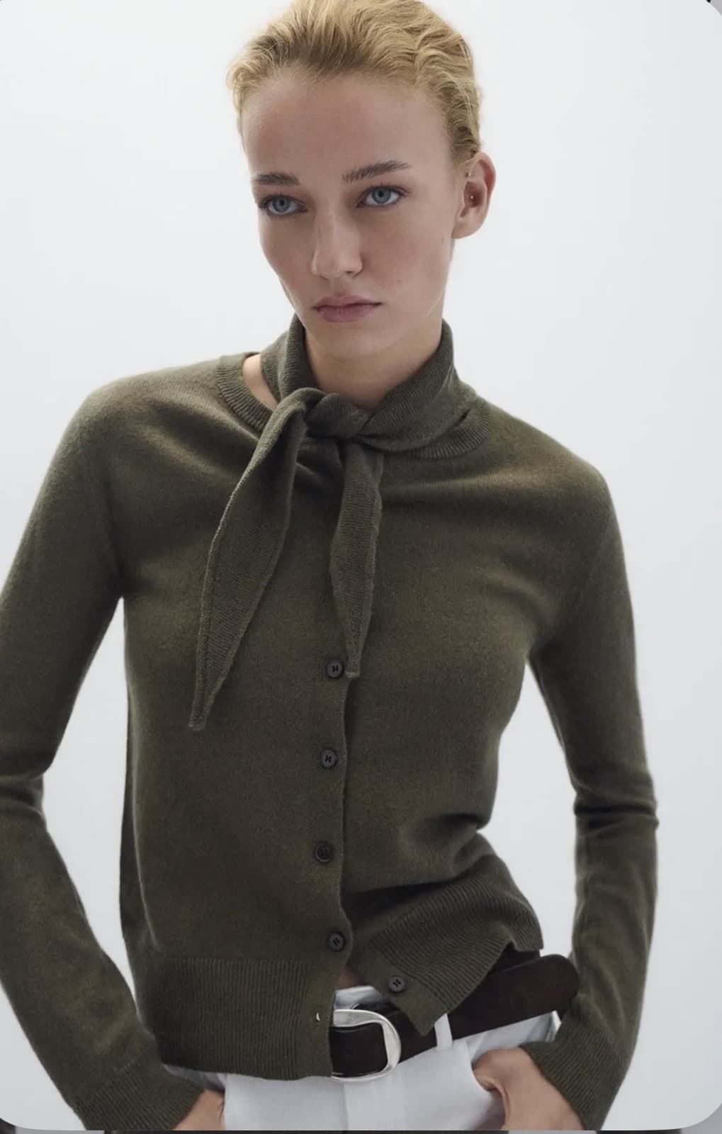 CARDIGAN ese O ese Ref.: 305209-1140 // CARDI.JACKIE SET Olive - Imagen 1