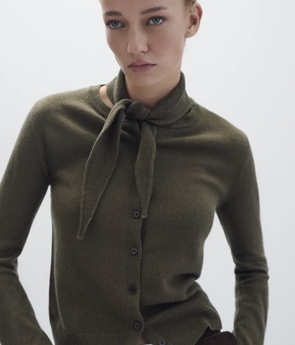 CARDIGAN ese O ese Ref.: 305209-1140 // CARDI.JACKIE SET Olive - Imagen 1
