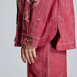 Cazadora Alba Conde 2660-405-41 denim granate - Imagen 2