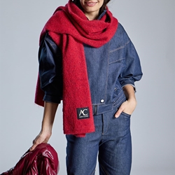 CAZADORA Alba Conde con cremallera denim azul - Imagen 1