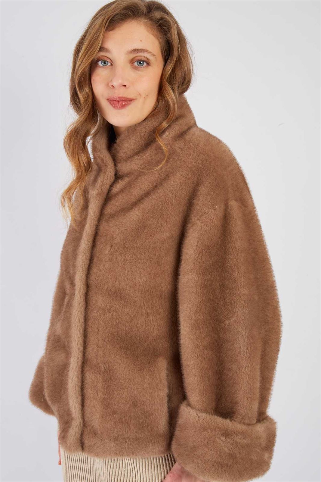 Cazadora  Derhy RAPHIA VESTE marrón - Imagen 1