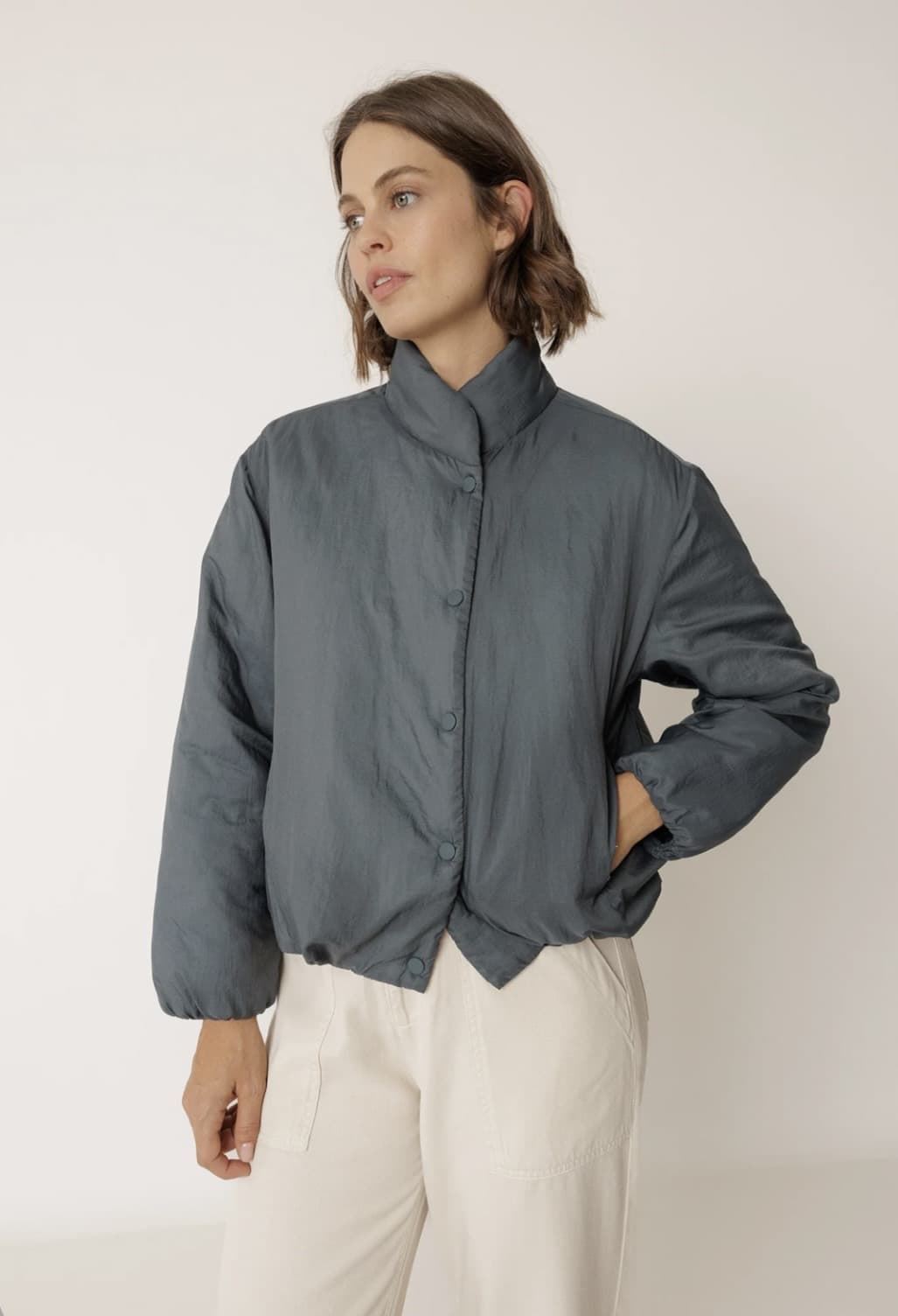 Cazadora Indi & Cold GF615 ACOLCHADO SNAP azul - Imagen 1