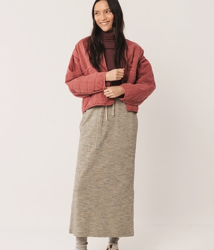 Cazadora Indi & Cold Kimono acolchado AD326 frambuesa - Imagen 2