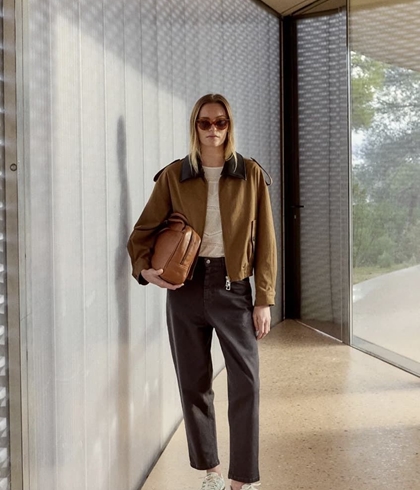 Cazadora Indi & Cold NJ635 Bomber Lyocell - Imagen 1