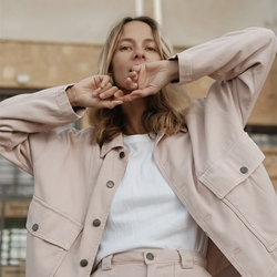 Cazadora Indi & Cold VF275 BOLSILLOS GRANDES rosa - Imagen 2