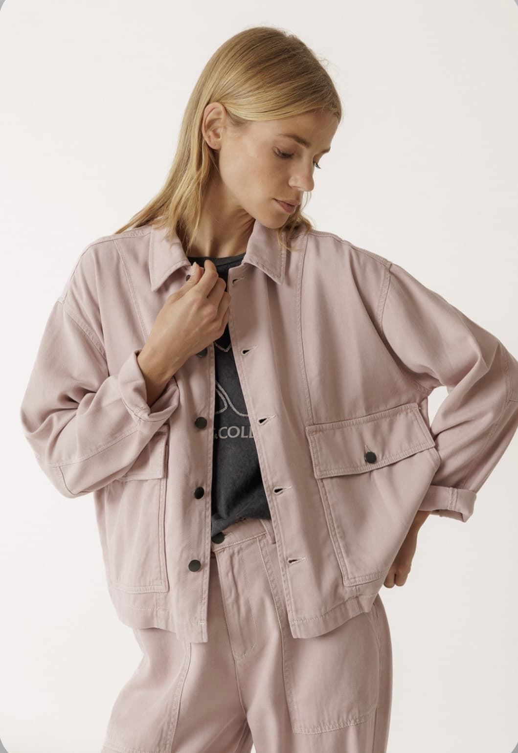Cazadora Indi & Cold VF275 BOLSILLOS GRANDES rosa - Imagen 4
