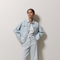 CAZADORA Yerse 42862 VAQUERA BOLSILLOS AZUL ÍNDIGO - Imagen 1