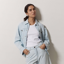 CAZADORA Yerse 42862 VAQUERA BOLSILLOS AZUL ÍNDIGO - Imagen 2