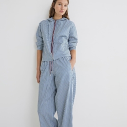 Cazadora YERSE 44813 RAYAS algodón capucha - Imagen 1