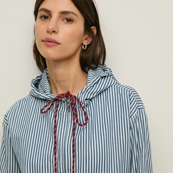 Cazadora YERSE 44813 RAYAS algodón capucha - Imagen 2