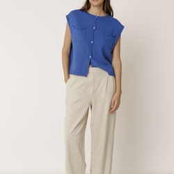 Chaleco Indi & Cold  EA520 box bolsillos azul británico - Imagen 1