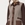 Chaleco Moglio 1138 Jacquard Punto Bicolor beige y marrón chocolate - Imagen 1