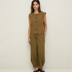 CHALECO YERSE 44876 BOLSILLOS POPELÍN hunter green - Imagen 1