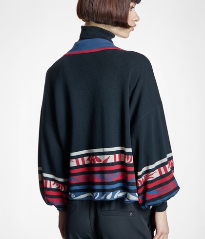 Chaque Alba Conde 6841  DE PUNTO ÉTNICA NEGRA - Imagen 2