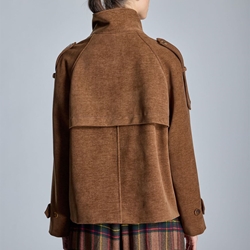 CHAQUETA Alba Conde 5101-311-21 bolsillos pelo marrón - Imagen 2