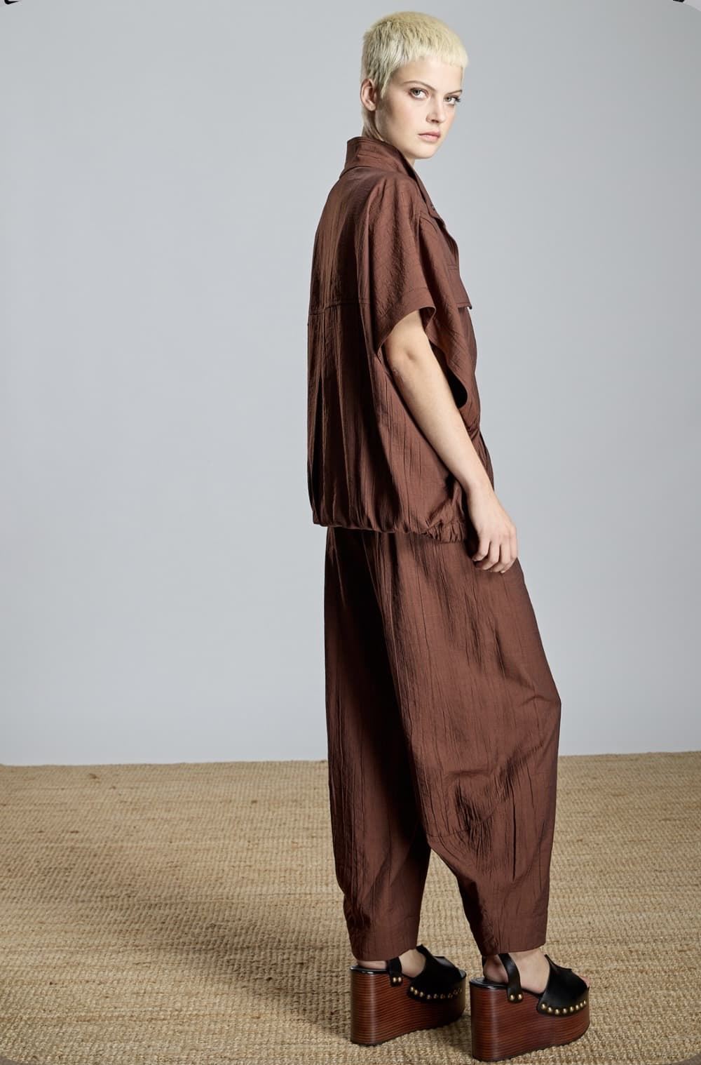 Chaqueta Chaleco Alba 2665-408-39 Conde  Kimono marrón - Imagen 6