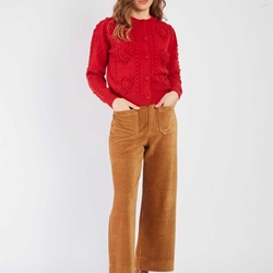 Chaqueta Derhy BABY GILET MAILLE roja - Imagen 1