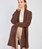 Chaqueta Derhy BEGONIA GILET marrón chocolate - Imagen 1