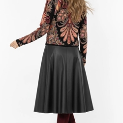 Chaqueta Derhy Elise estampada negra - Imagen 2
