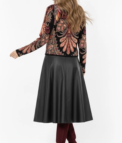 Chaqueta Derhy Elise estampada negra - Imagen 2