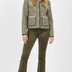 CHAQUETA Derhy ELYNA Corta verde - Imagen 2