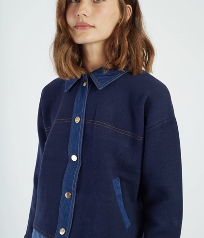 Chaqueta Derhy PETRONILLE  vaquero azul - Imagen 2