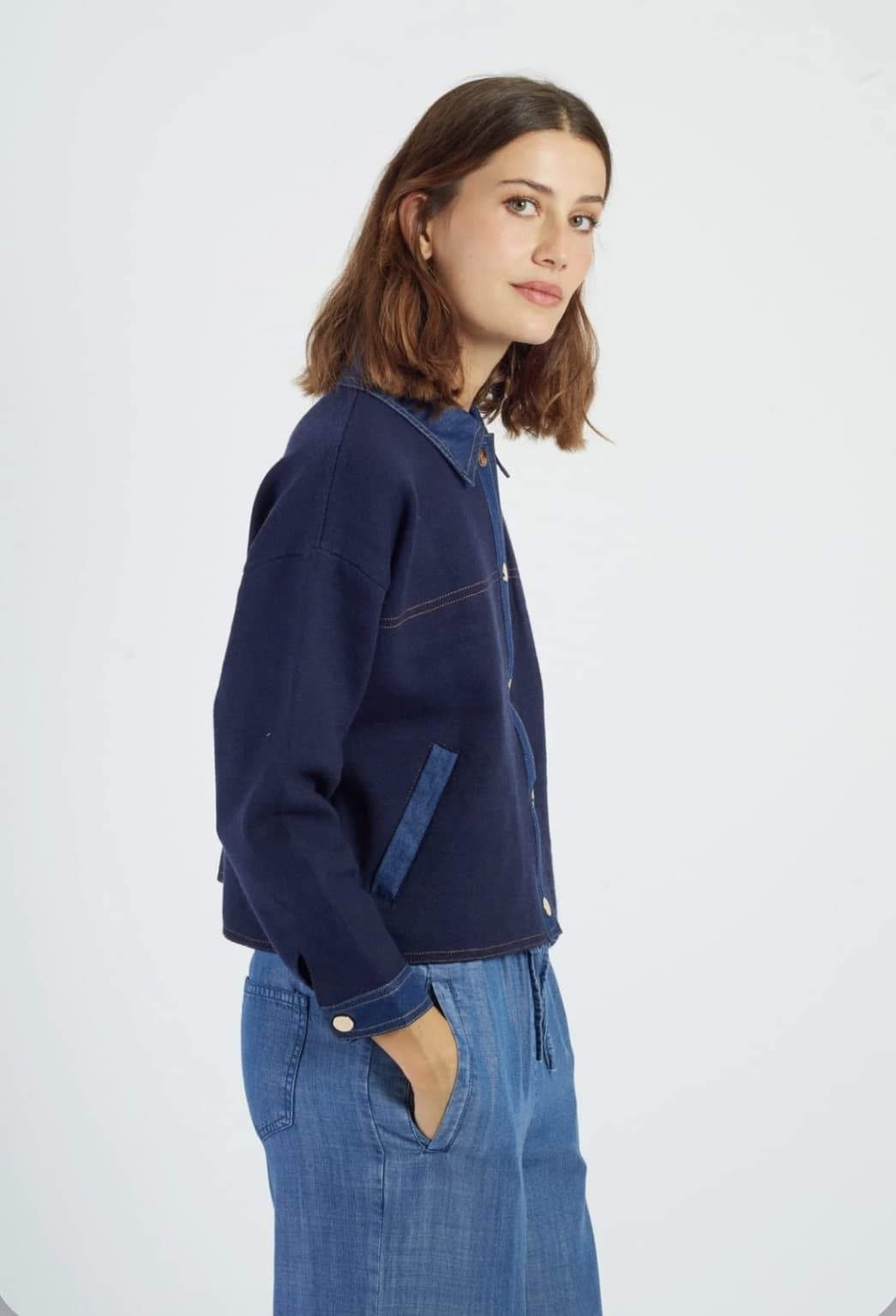 Chaqueta Derhy PETRONILLE  vaquero azul - Imagen 5