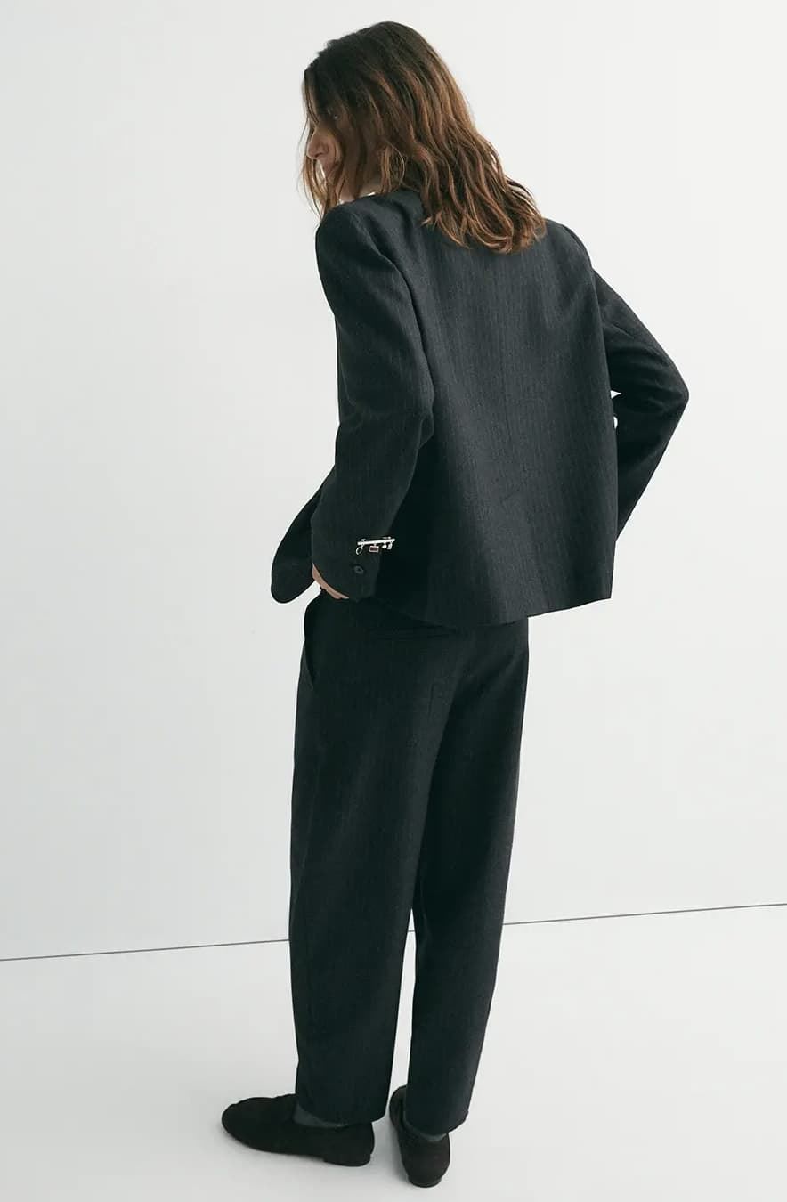 CHAQUETA ese O ese Ref.: 305315-1170 // BLAZER.BASTIAN raya diplomática gris - Imagen 5