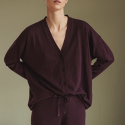 Chaqueta Indi & Cold  AMPLIA SEAWOOL RD480 berenjena - Imagen 2