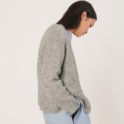 Chaqueta Indi & Cold con detalles desagujados RD451 gris vigore - Imagen 2